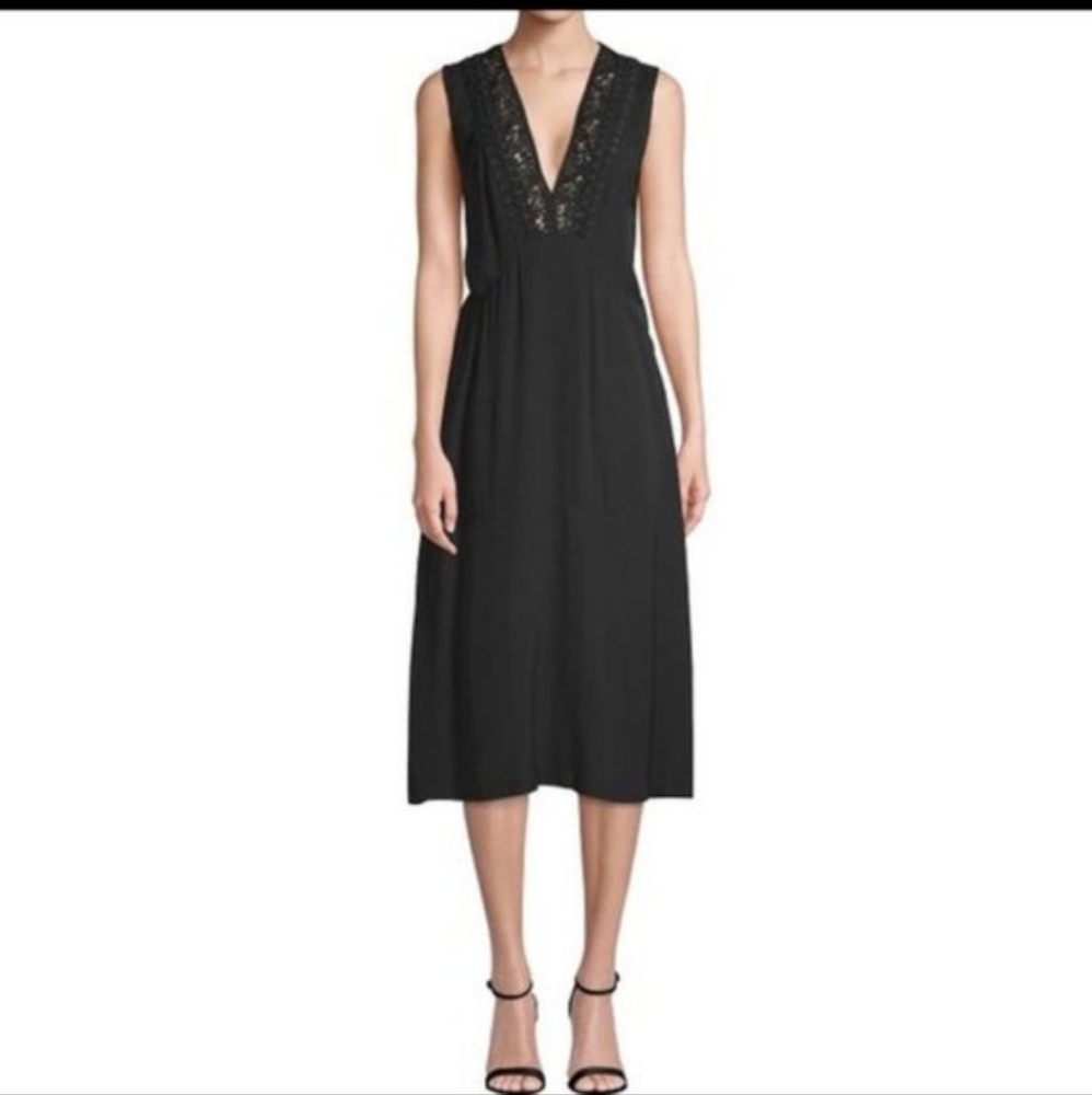 A.L.C Araya Lace Deep Neck Dress